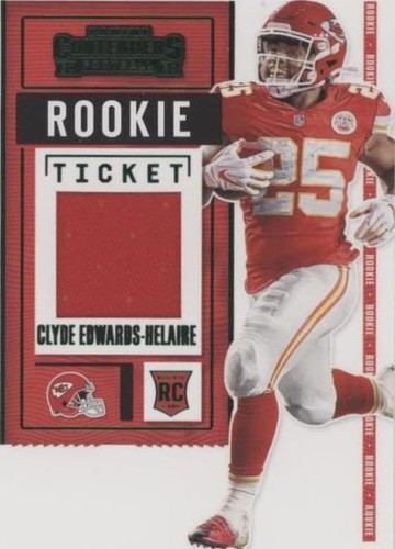 2020 Panini Contenders Clyde Edwards-Helaire #RSV-CEH