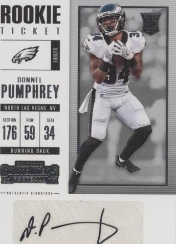 2017 Panini Contenders Donnel Pumphrey #108