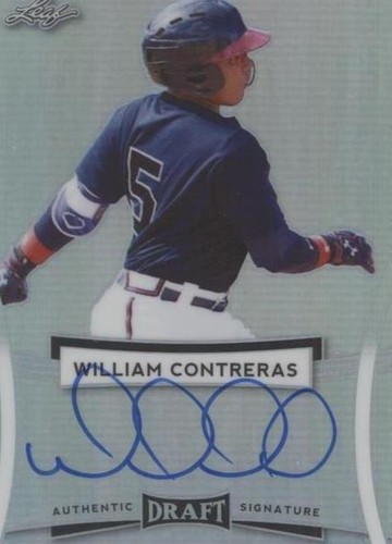 2018 Leaf Metal Draft - William Contreras #FB-WC1