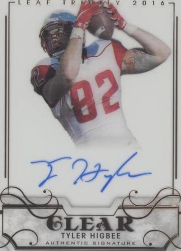 2016 Leaf Trinity Tyler Higbee #CA-TH1