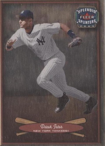 2003 Fleer Splendid Splinters - Derek Jeter #92