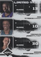 2009-10 Panini Limited - Jonny Flynn/Stephen Curry/Tyreke Evans #5