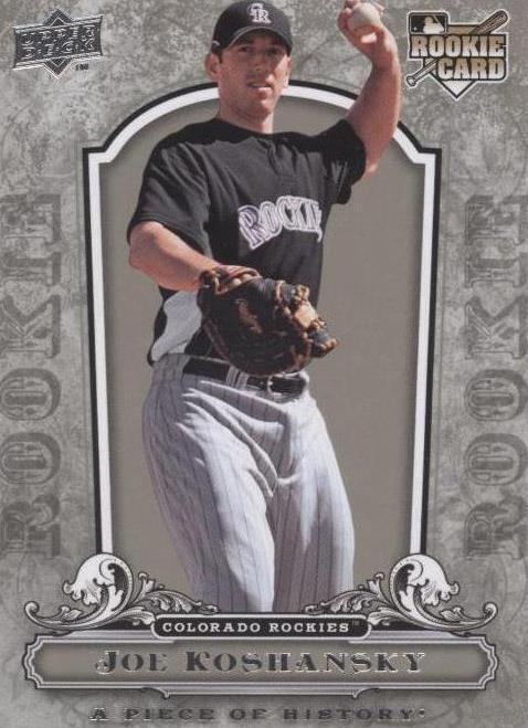 2008 Upper Deck A Piece of History - Joe Koshansky #113