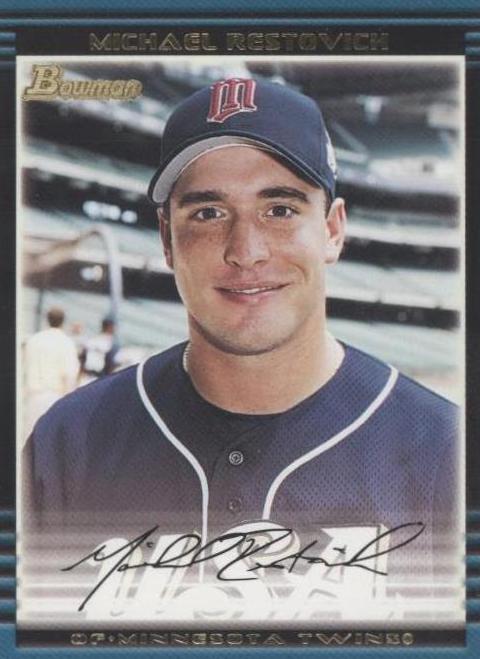 2002 Bowman Draft Picks & Prospects - Michael Restovich #BDP140
