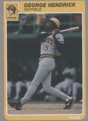 1985 Fleer Update - George Hendrick #U-53