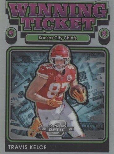 2021 Panini Contenders Optic Travis Kelce #WT23