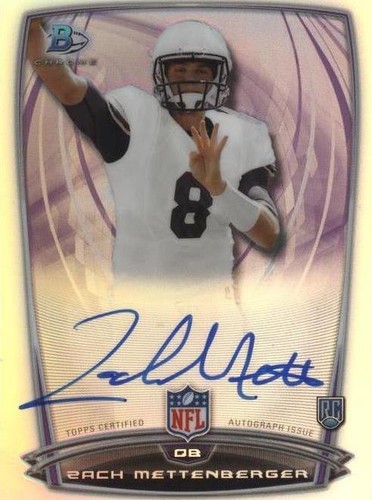 2014 Bowman Zach Mettenberger #55