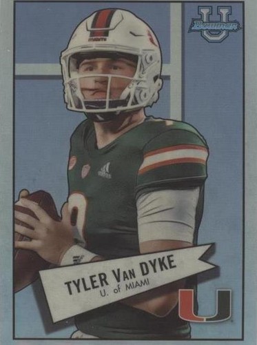 2022 Bowman University Chrome Tyler Van Dyke #52BF-8