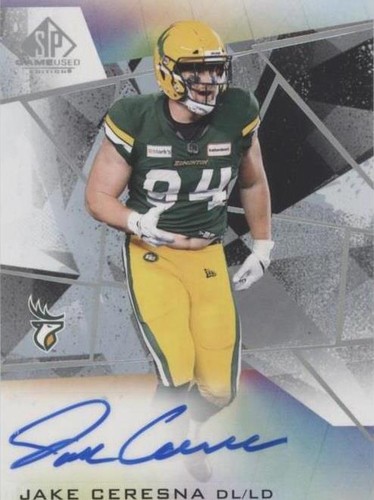 2021 SP Game Used Edition CFL Jake Ceresna #A-JC