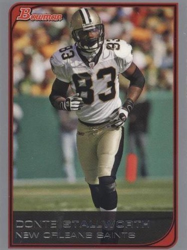 2006 Bowman Donte Stallworth #54