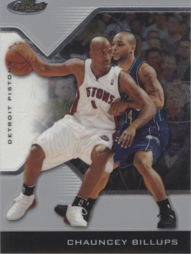 NBA 97-98topps chrome c.billups rc リフ!!! 1997-98 CHAUNCEY BILLUPS TOPPS #181 ROOKIE RC DETROIT