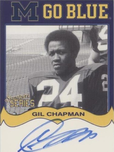 2004 TK Legacy Michigan Wolverines Gil Chapman #MGB85