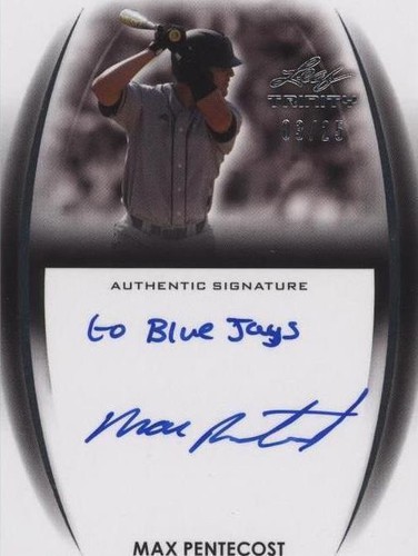 2014 Leaf Trinity - Max Pentecost #A-MP1