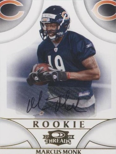 2008 Donruss Threads Marcus Monk #209