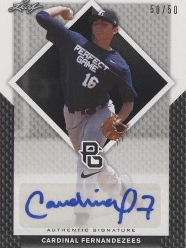 2016 Leaf Perfect Game National Showcase - Cardinal Fernandezees #BA-215