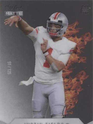 2021 Wild Card MATTE Justin Fields #MRHR-2