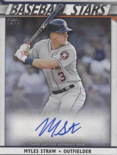 2020 Topps Update Series - Myles Straw #BSA-MST