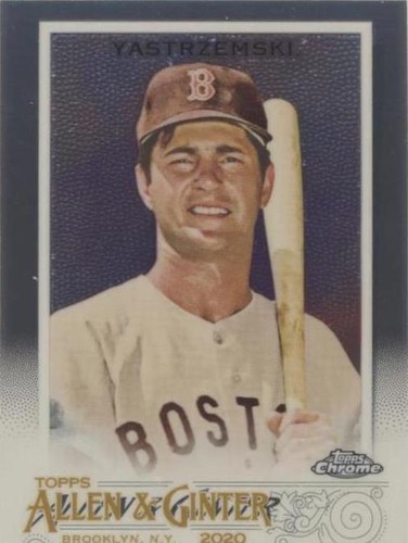 2020 Topps Allen & Ginter Chrome - Carl Yastrzemski #25