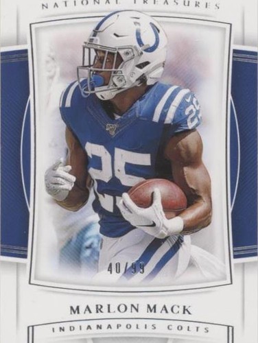 2019 Panini National Treasures Marlon Mack #70