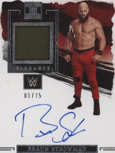 2023 Panini Impeccable WWE - Braun Strowman #EM-BST