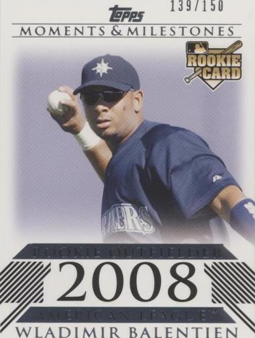 2008 Topps Moments & Milestones - Vladimir Balentien #173