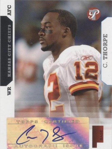 2005 Topps Pristine Craphonso Thorpe #153