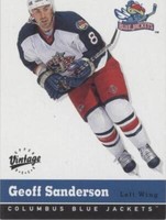 2000-01 Upper Deck Vintage - Geoff Sanderson #101
