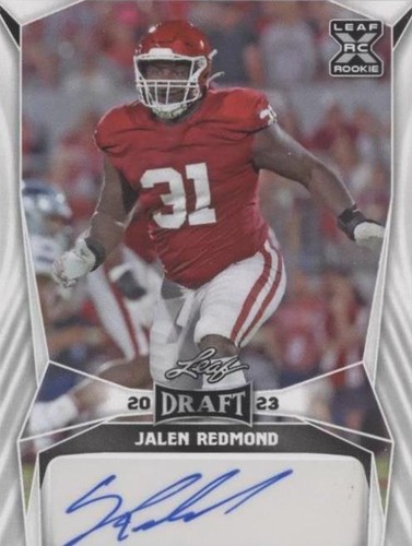 2023 Leaf Draft Jalen Redmond #BA-JR5