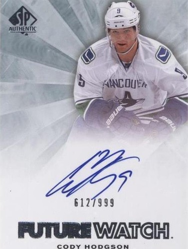 2011-12 SP Authentic - Cody Hodgson #224