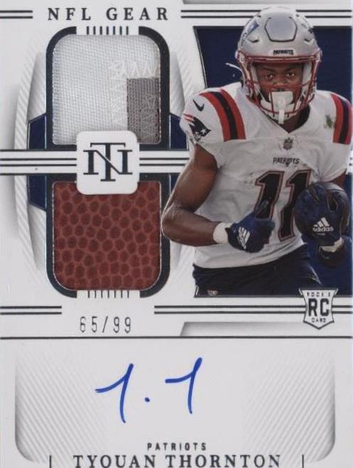 2022 Panini National Treasures Tyquan Thornton #RGS-TT