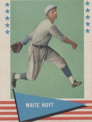 1961 Fleer Baseball Greats - Waite Hoyt #44