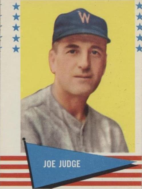 1961 Fleer Baseball Greats - Joe Judge #118