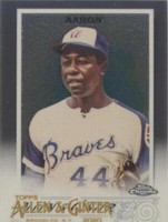 2020 Topps Allen & Ginter Chrome - Hank Aaron #104