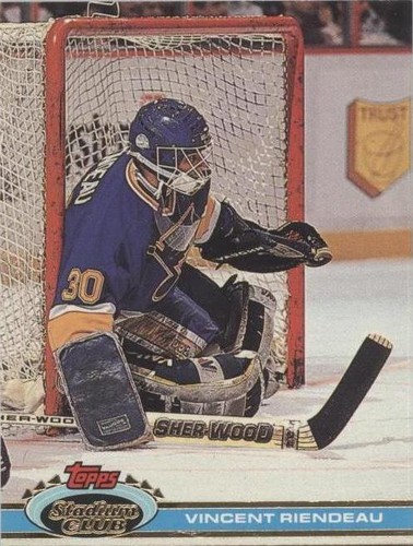 1991-92 Topps Stadium Club - Vincent Riendeau #128