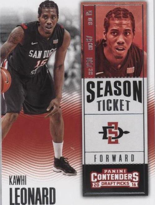 Selecciones del draft Panini Contenders 2016-17 - Kawhi Leonard #54