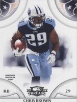 2008 Donruss Threads Chris Brown #144