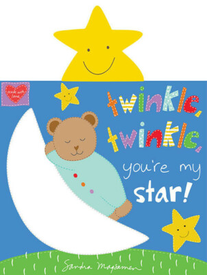 Twinkle Twinkle Your My Star Childrens Dimensional Cloth Book StudioE 5055P Bear