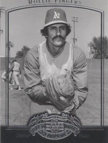 2005 Upper Deck Past Time Pennants - Rollie Fingers #73