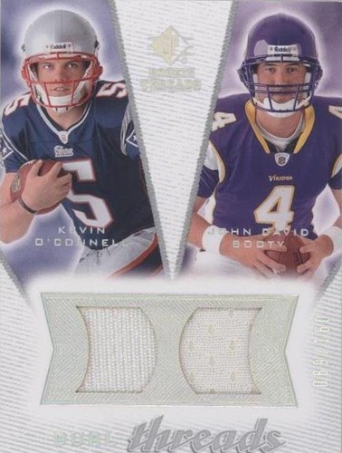 2008 SP Rookie Threads John David Booty Kevin O'Connell #DT-OB