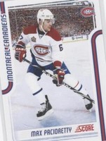 2011-12 Score - Max Pacioretty #254