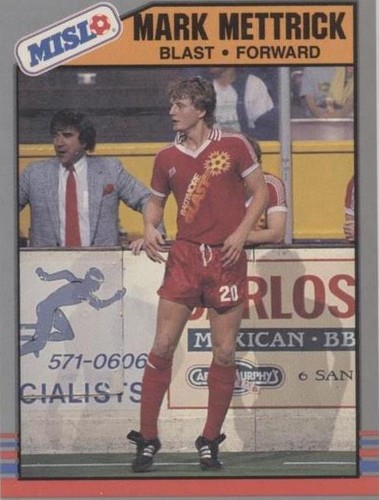 1989-90 Pacific MISL Mark Mettrick #31
