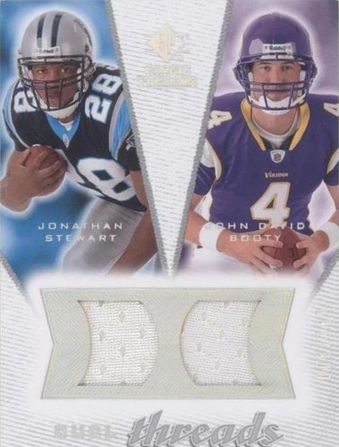 2008 SP Rookie Threads John David Booty Jonathan Stewart #DT-JJ