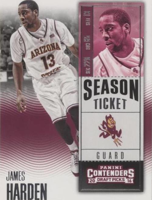 2016-17 Panini Contenders Draft Picks - James Harden #40
