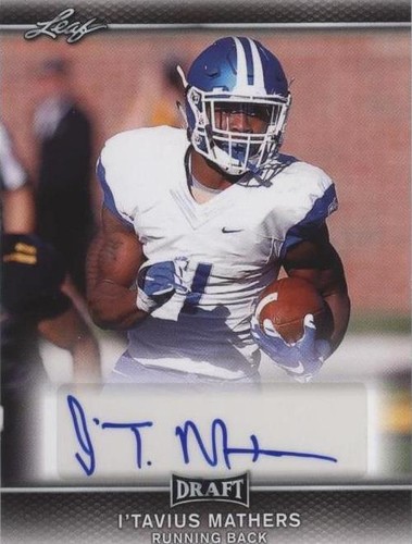 2017 Leaf Draft I'tavius Mathers #A-IM1