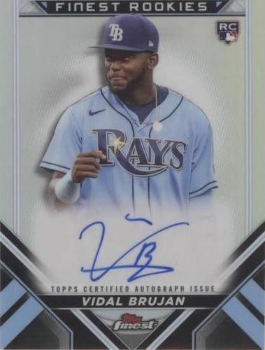 2022 Topps Finest - Vidal Brujan #FRDA-VB