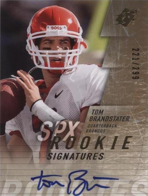 2009 SPx Tom Brandstater #126