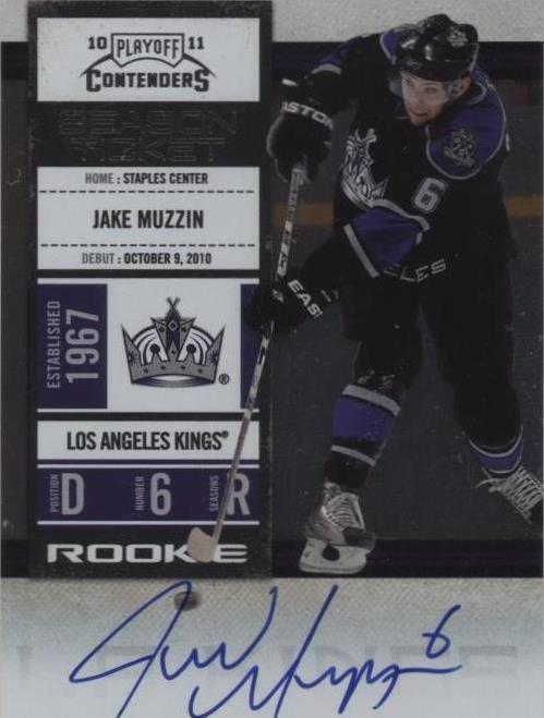 2010-11 Panini Playoff Contenders - Jake Muzzin #138