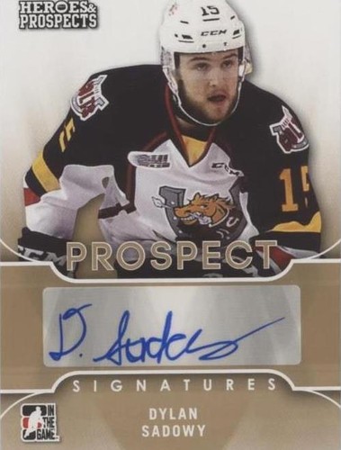 2015-16 Leaf In the Game Heroes & Prospects - Dylan Sadowy #PS-DS1