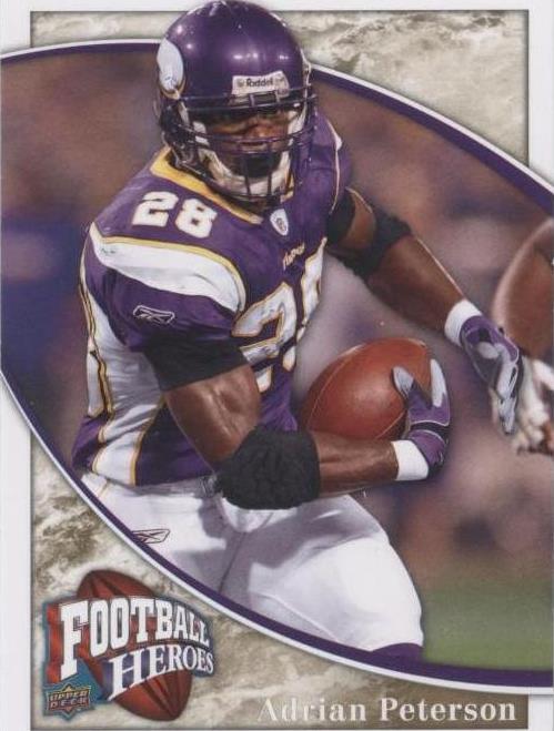 2009 Upper Deck Football Heroes Adrian Peterson #49
