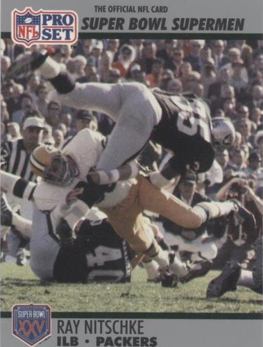 1990 Pro Set Super Bowl XXV Silver Anniversary Ray Nitschke #92